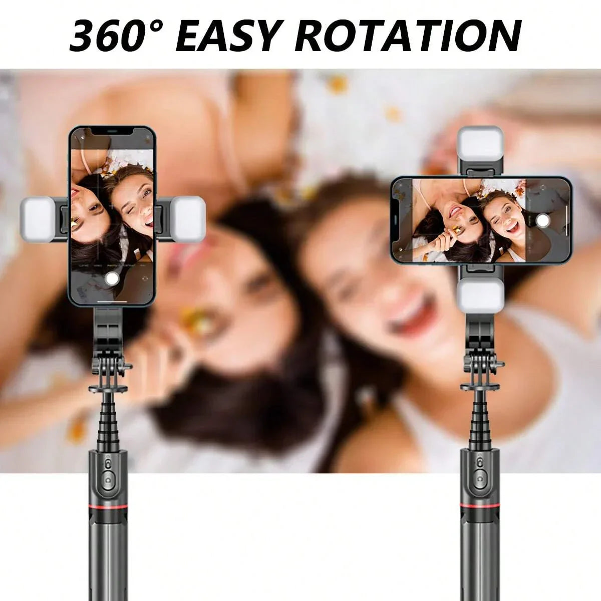 Foldable Selfie Stick Tripod 360 Rotate